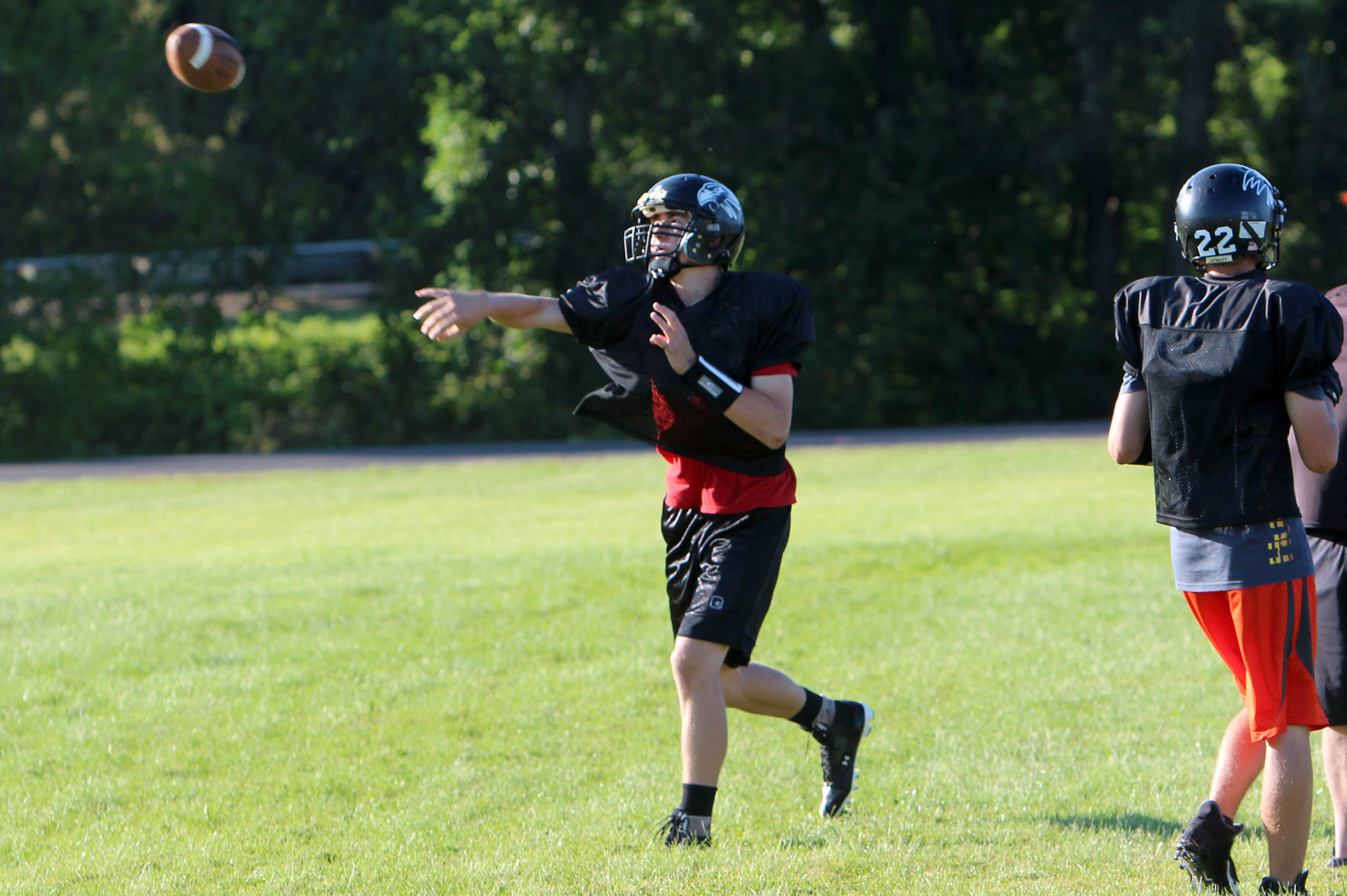 Bloomer football practice 8-8-19